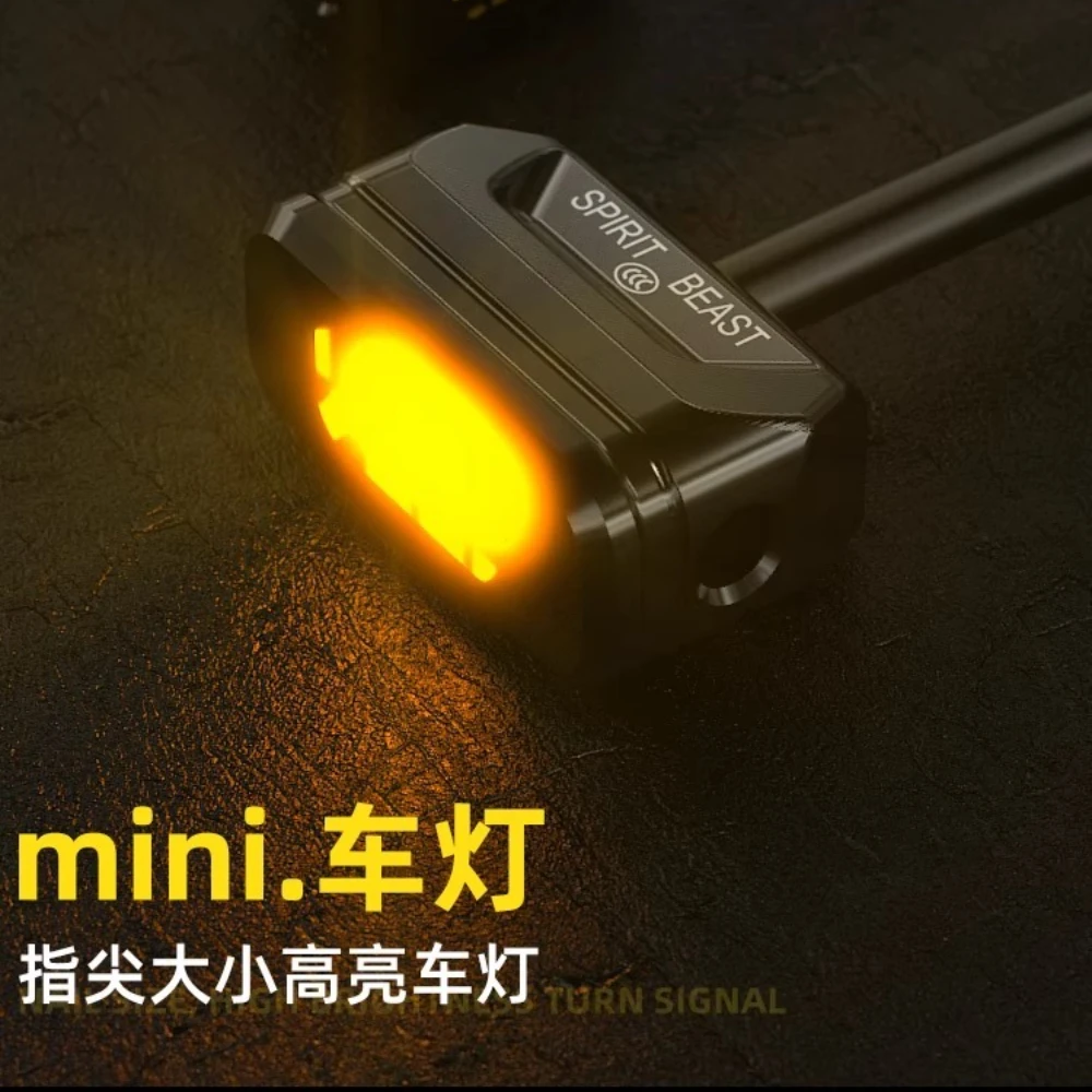 SPIRIT BEAST 12V Universal Electric Vehicle Body Lights Motorcycle Horn Lights for Yadea LED High Brightness Decorative Lamp