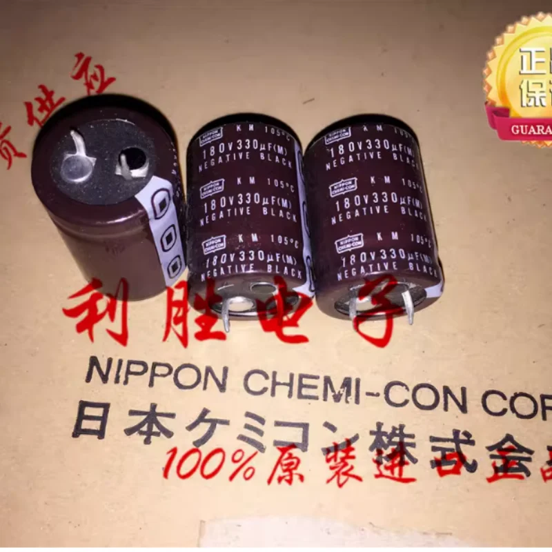 

5-30 шт. 330 мкФ 180 В Nippon Chemical NCC Black Diamond Электролитический конденсатор 180В330мкФ 25X35 KM