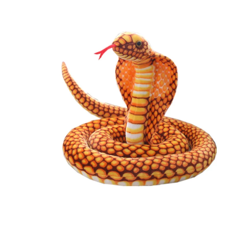 New Cross border Simulated Snake Doll Plush Toy Giant Snake Zoo Gift Doll