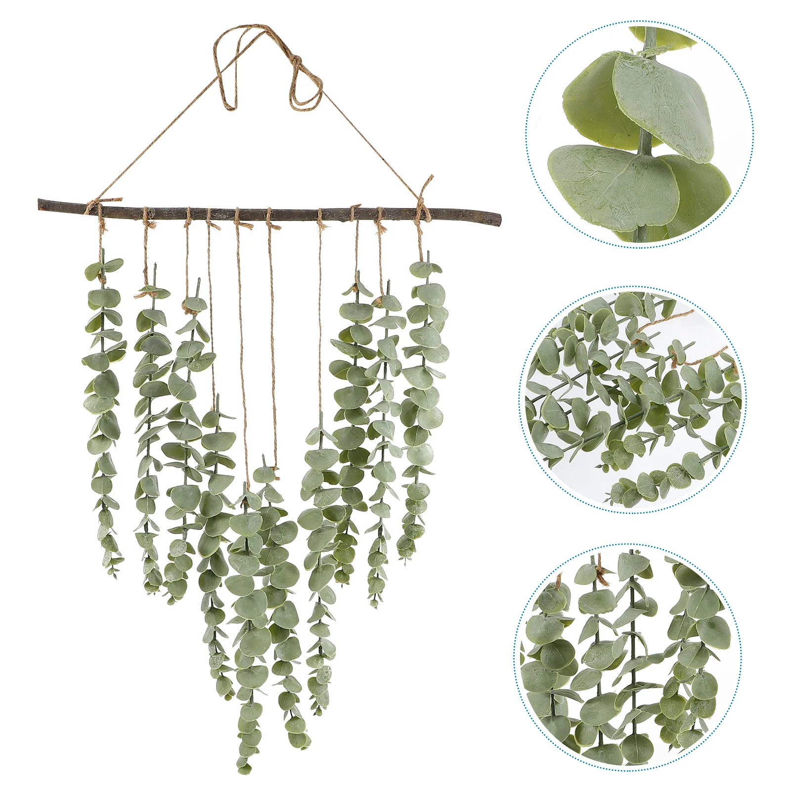 

1Set Artificial Eucalyptus Leaf Pendant High Quality Simulation Plant Wall Hanging Decor for Home Garden Hanging Decor