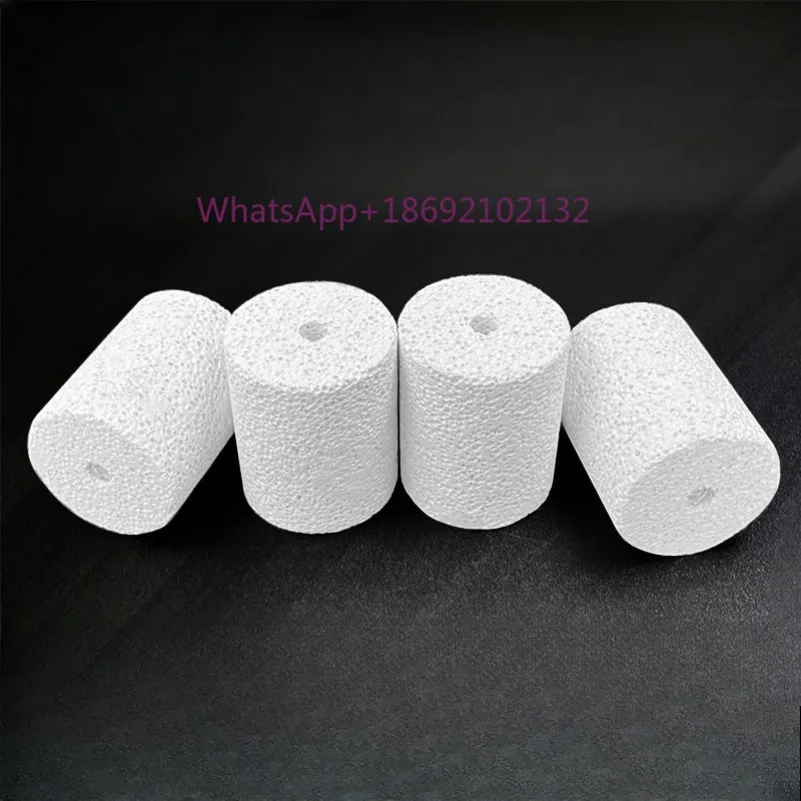 1PC Alumina Ceramic Furnace Plug for Laboratory Corundum Tubular High Temperature Resistant Thermal Insulation Tube Plug