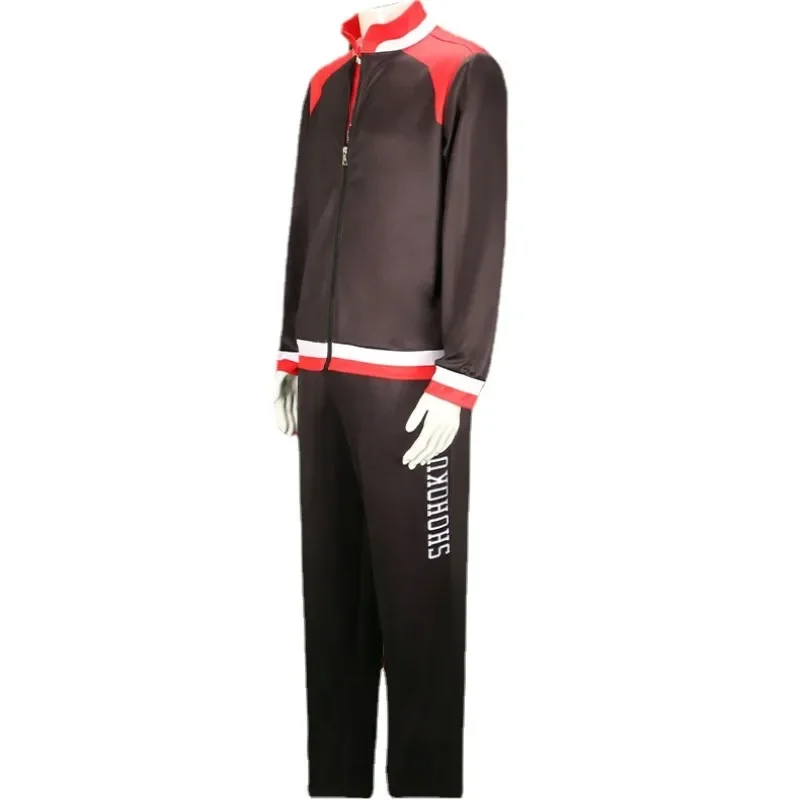 FC6FC6Anime Slam Dunk Rukawa Kaede Sakuragi Hanamichi disfraz de Cosplay ropa deportiva negra uniforme abrigo hombre mujer Halloween Sui @ FC8!