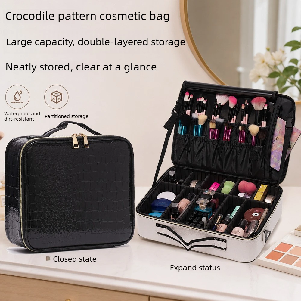 Cosmetic Bag Artist Tattoo Nail Beauty Large Capacity Makeup Bag Portable Makeup Pouch Storage Cosmetic and Toiletry Bags
