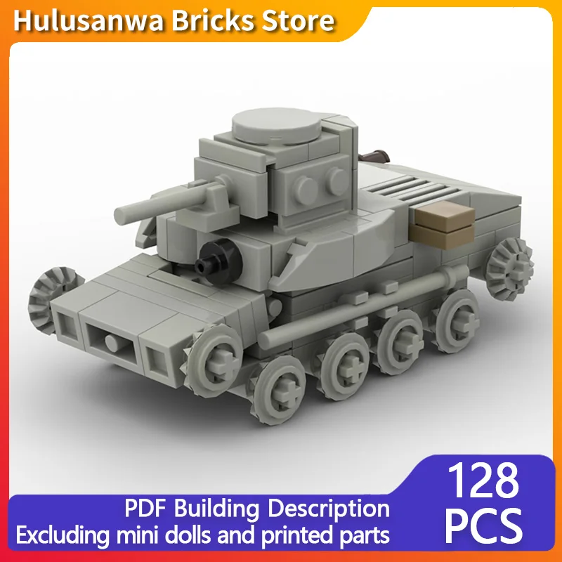 

Тип 95 Ha-Go WW2 Военные танки Модель MOC Строительные кирпичи Военное оборудование Модульные технологии Подарки Праздничная сборка Детские игрушки