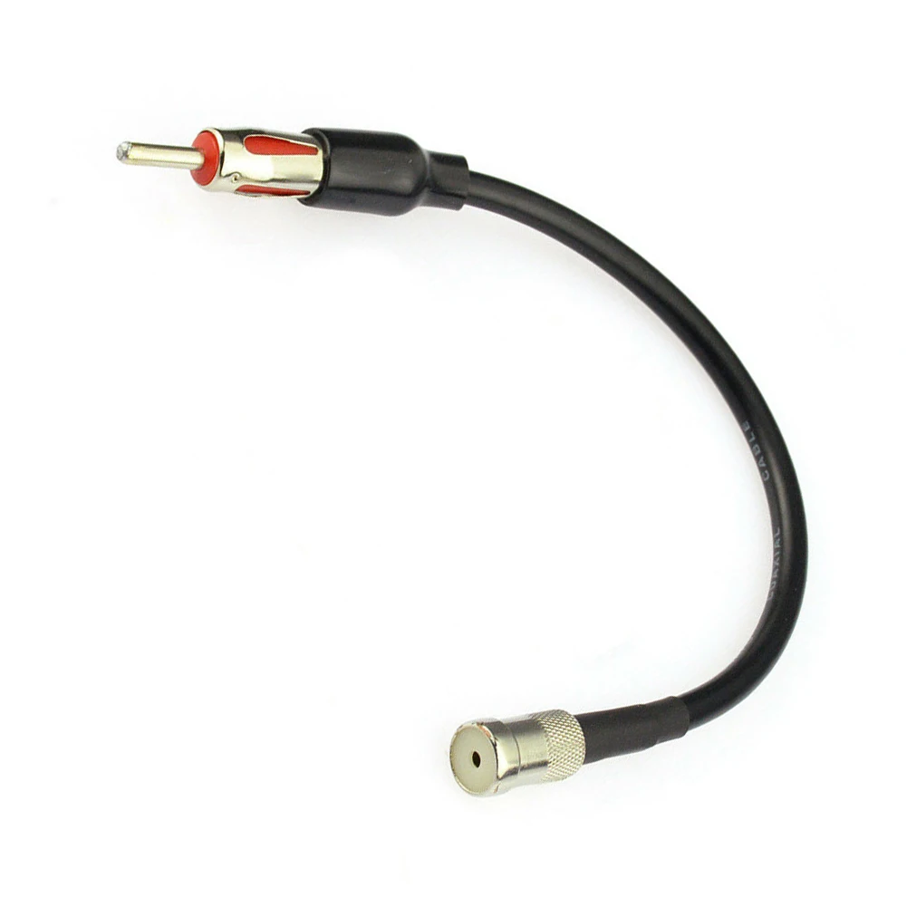 Car Antenna Adapter ISO To DIN Radio Cable Truck Player Stereo Antenna Adapter FM/AM Aerial to DAB Radio Stereo Receiver