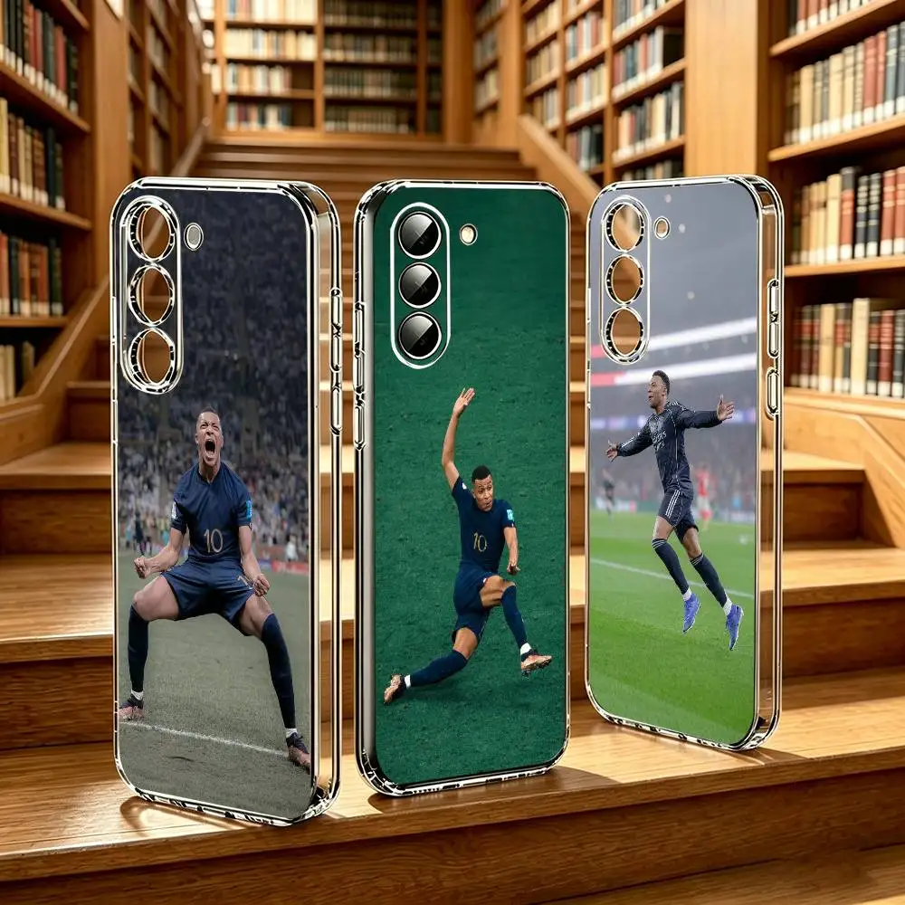 MBP-Mbappé in action   Phone Case for Samsung Galaxy A55 A06 A16 A26 A36 A56 A25 A35 A15 A54 A34Transparent Back Cover