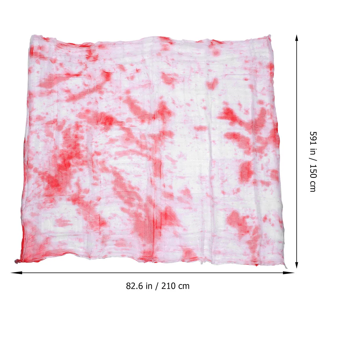 1Pcs Halloween Decorative Gauze Bloody Gauze Scary Blood Tablecloth Party Supplies Layout Prop Layout Prop Party Supplies