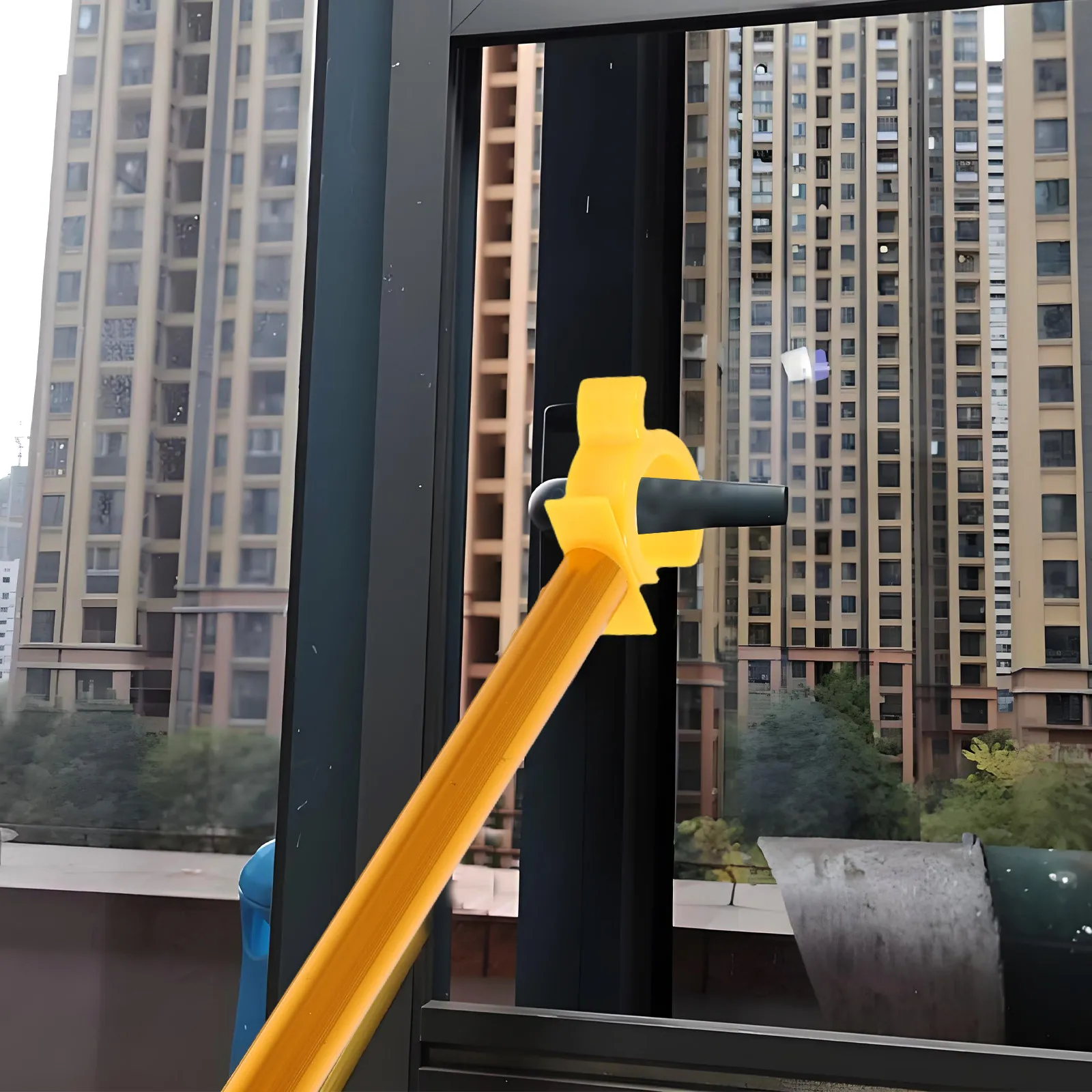 Extended Reach Window Tool Telescopic Blind Opener Rod Cordless Curtain Pull Handle for High Awkward Windows Safe Smooth Window