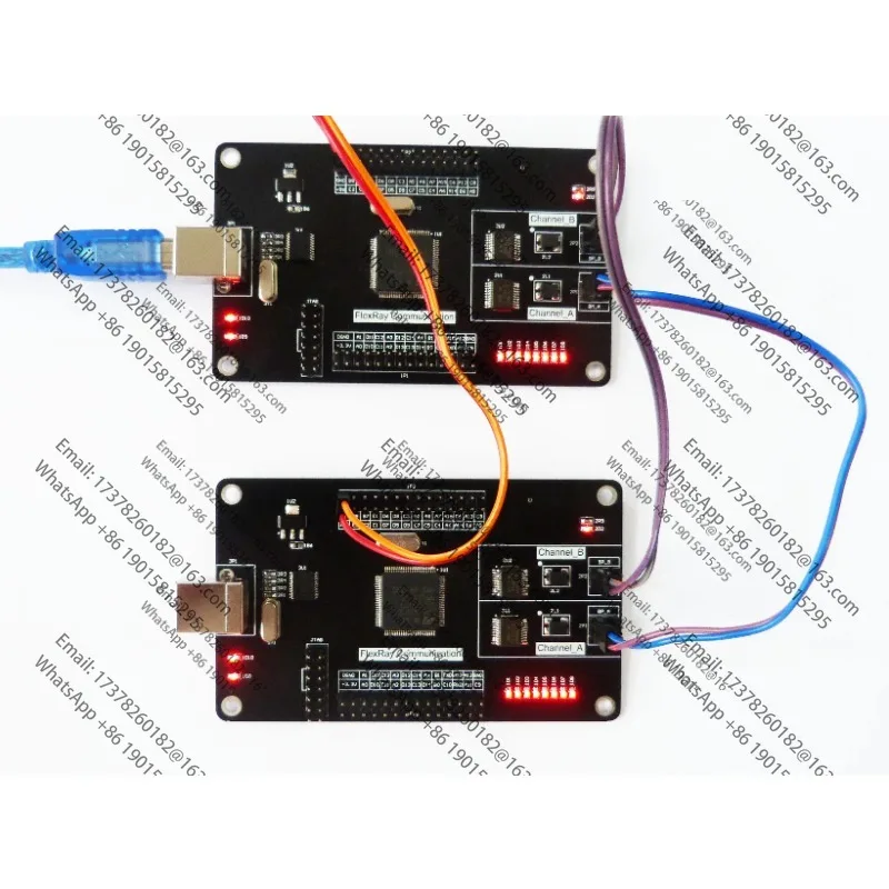 Scheda di sviluppo Flexray, comunicazione, apprendimento, doppia