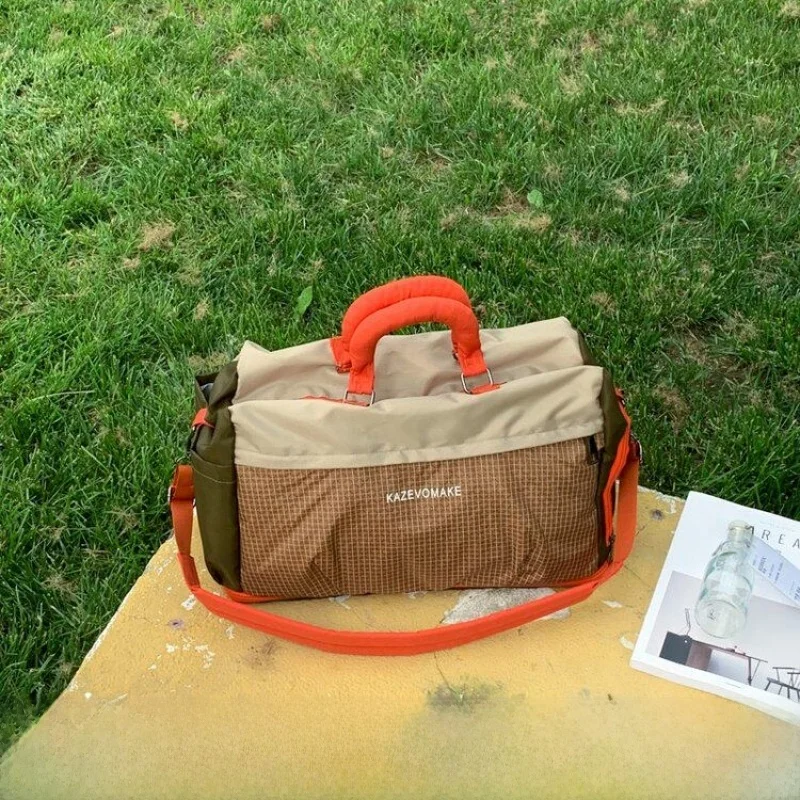 New Large Capacity Travel Bag Lightweight Sport Fitness Bag for Business Trip Short Distance Flight Portable Luggage Bag