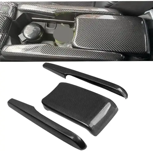

Carbon Fiber Armrest Box Cover for Civic 10th Gen 2016-2021 - 3Pcs Interior Trim Set