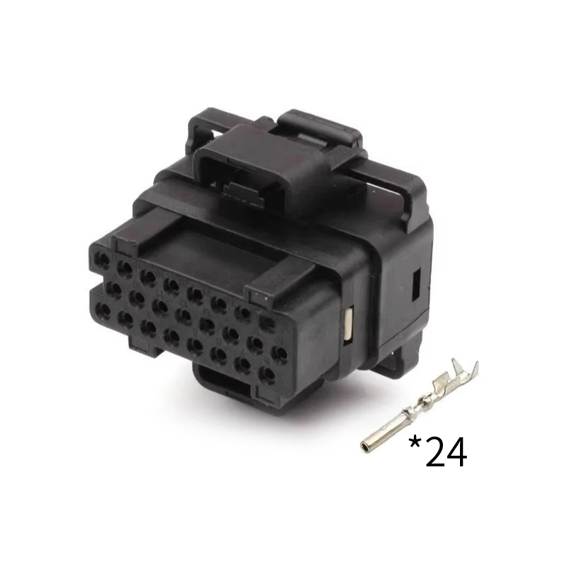 The 24-channel ECU connector 4-1437287-5 is suitable for automotive connector harness plugs