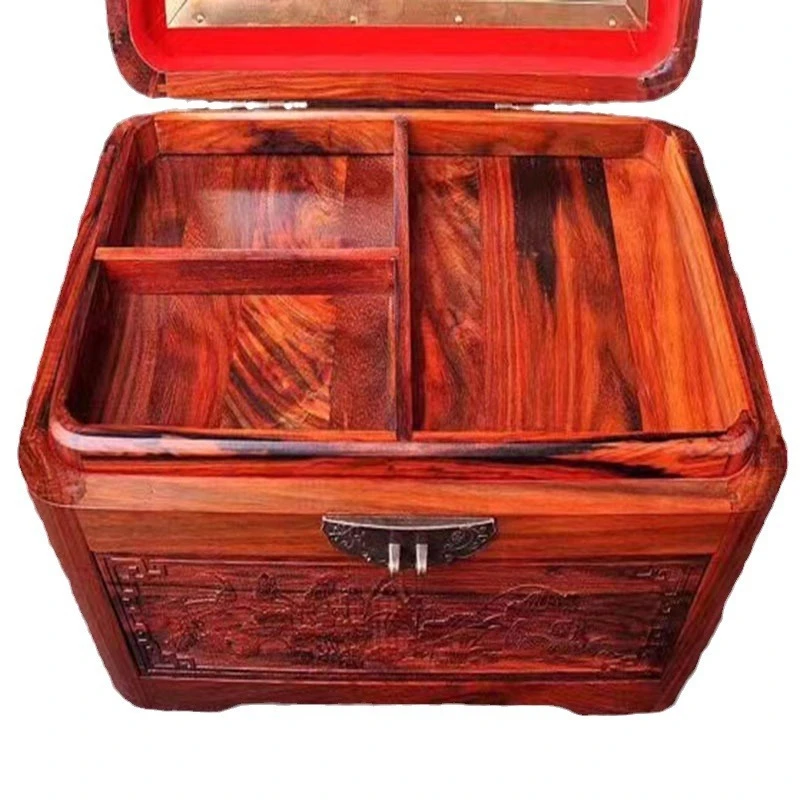 

Chinese Solid Wood Jewelry Box Chinese Style Jewelry Necklace Jewelry Storage Box Mahogany Jewelry Box
