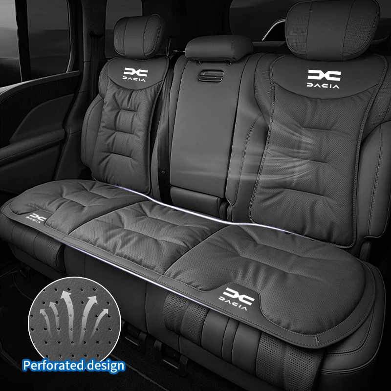 Car Sticker Velvet Cushion Leather Backrest Waist Pad Protector Cover For Dacia Logan Mcv 2 Duster Sandero Lodgy Dokker