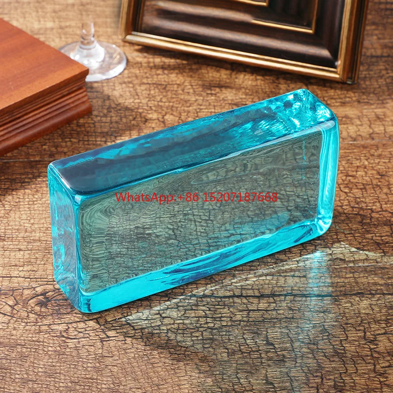 

Inventory items Hot melt building blocks Hotel decoration Clear glass tiles for making architectural decoration