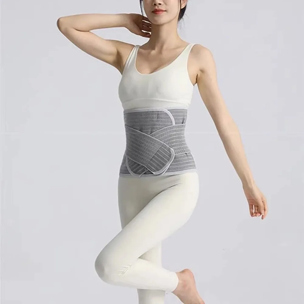 

Simple Stripe Tummy Control Shapewear Mesh Postpartum Waist Trainer Shapewear Puerperal Corset Girdle Body Shaper Body Shaper