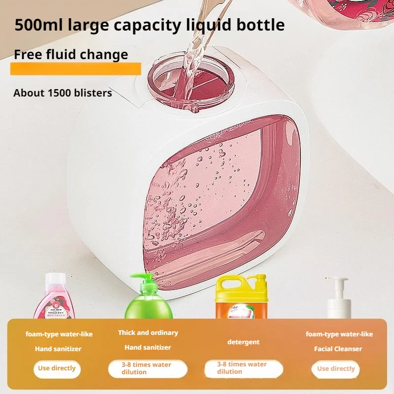 

Automatic Foaming Soap Dispenser Hand Sanitizer Touchless Electric Soap Dispenser Hotel Bathroom Auto Liquid Soap Dispenser