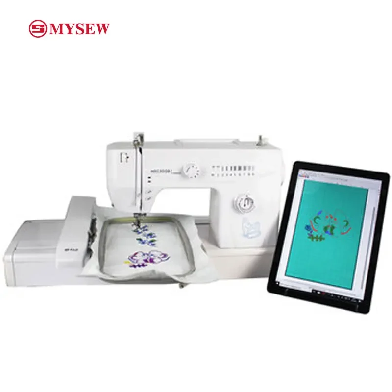 MYSEW 300B small computerized sewing embroidery machine