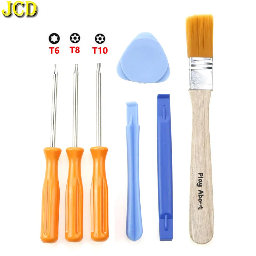 Śrubokręt JCD Torx T6 T8 T10 Śrubokręt zabezpieczający do Xbox One 360 Series PS3 PS4 PS5 Narzędzie do naprawy otworów zabezpieczających przed manipulacją