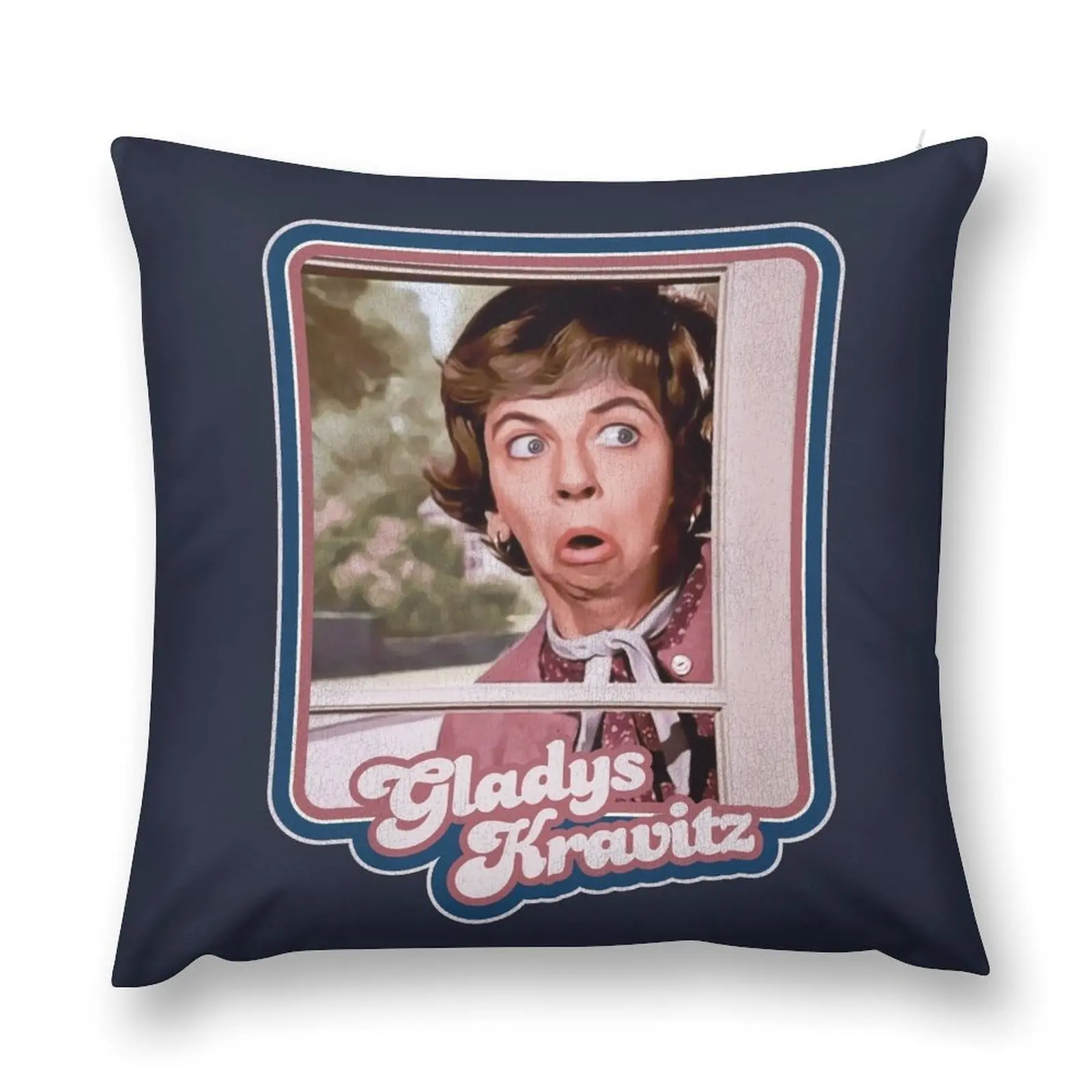 

Ol' Nosy Mrs. Gladys Kravitz Throw Pillow bed pillows Pillow Decor pillow