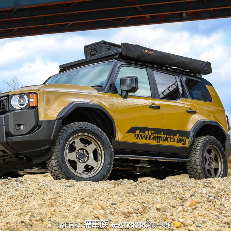 

Автомобильная наклейка для Toyota Land Cruiser Prado LC250, наружное украшение кузова, виниловые наклейки, аксессуары для тюнинга