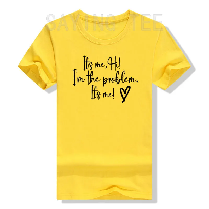 It's Me,Hi,I'm The Problem T-Shirt Women Music Lover Apparel Vintage Letters Graphic Tee Top Country Music Summer fashion Outfit