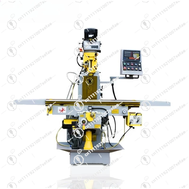 X6332 Vertical Milling Machine with Box Rail and 3 Horsepower Motor for Precision Grooving, End Face Machining and Broaching.