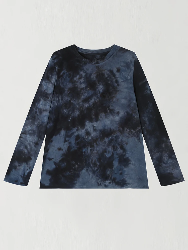 Ele Long Sve Dames Faion Set Hoge taille Wijde pijpen Broek Veelzijdige herfstcollectie Casual Comfortabel Ademend