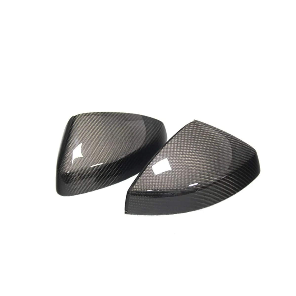 Suitable for Audi A3 S3 2014 Onwards, Non Sensing Replacement Carbon Fiber Rearview Mirror Housing