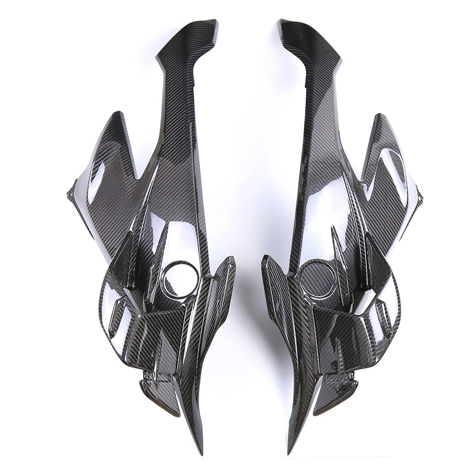 3K Twill Dry Carbon Fiber Motorcycle Side Fairing Cover For BMW S1000RR 2023+