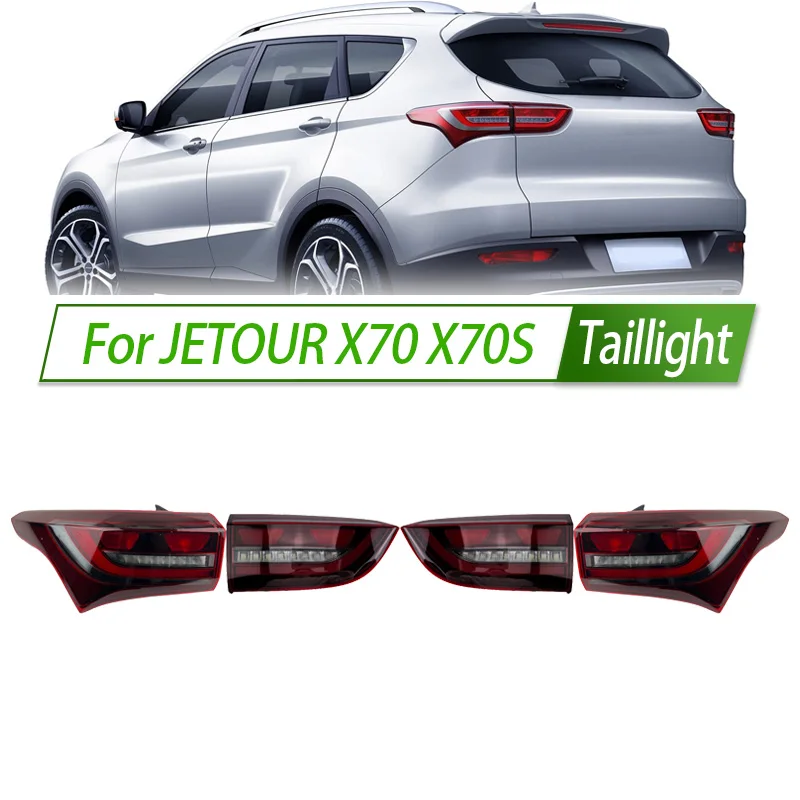 

For JETOUR X70 X70S Car Taillight Tail Light Assembly OEM Style Rear Lamp with Turn Signal Reverse Light Direct Fit Replacement