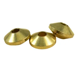 BoYuTe (100 Pieces/Lot) 4-5-6.5MM Metal Brass UFO Shaped Beads Diy Hand Made Beaded Spacer Loose Beads Jewelry Making