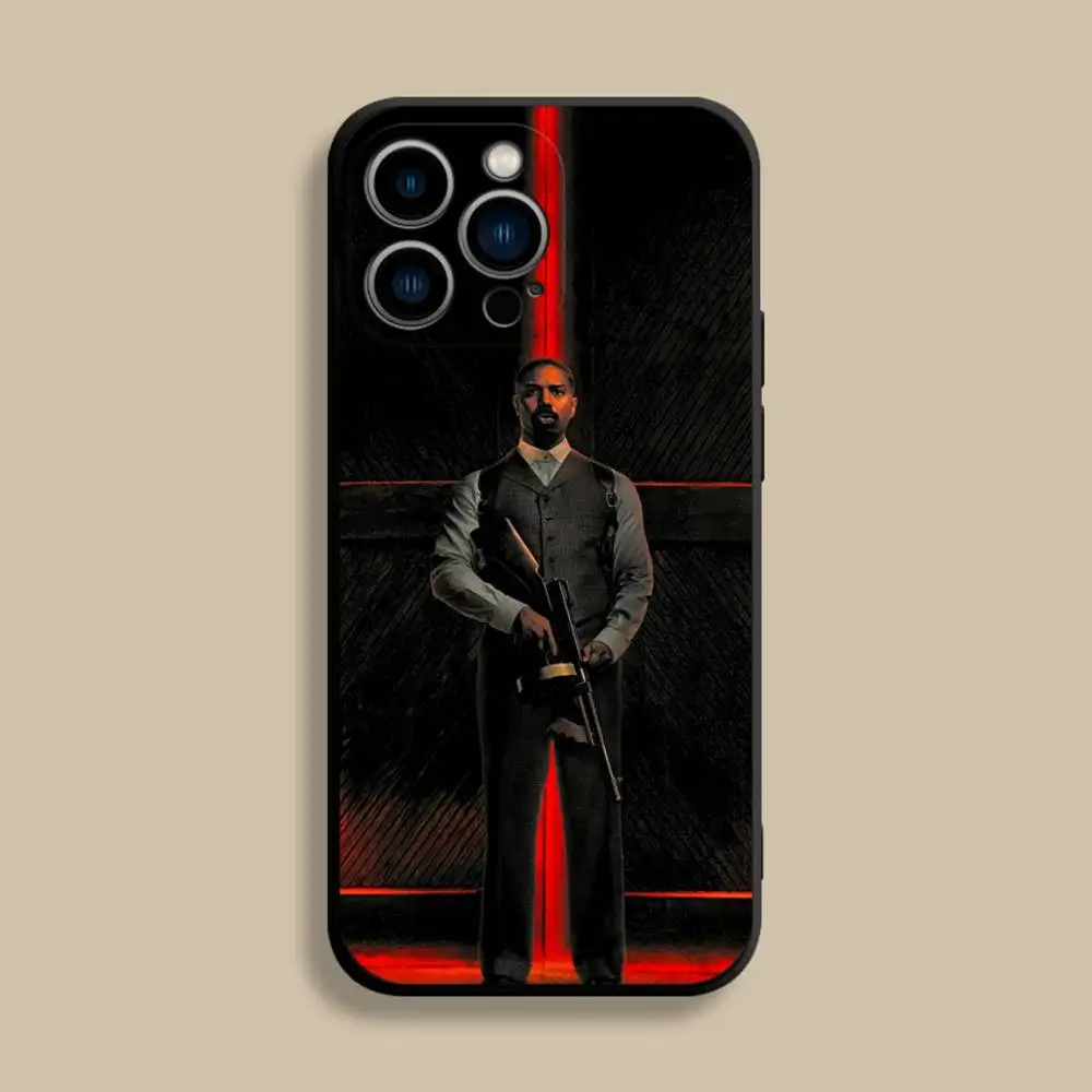 حافظة هاتف S-Sinners Movie 2025 لهاتف iPhone 17,16,15,14,13,12,Pro,Max,Plus,E,SE4,Air,غطاء ناعم أسود صغير