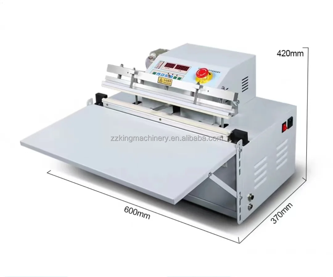 Electric External Suction Vacuum Machine Stainless Steel Vacuum Sealer for Textiles & Chemical Compressed Vacuum Packaging