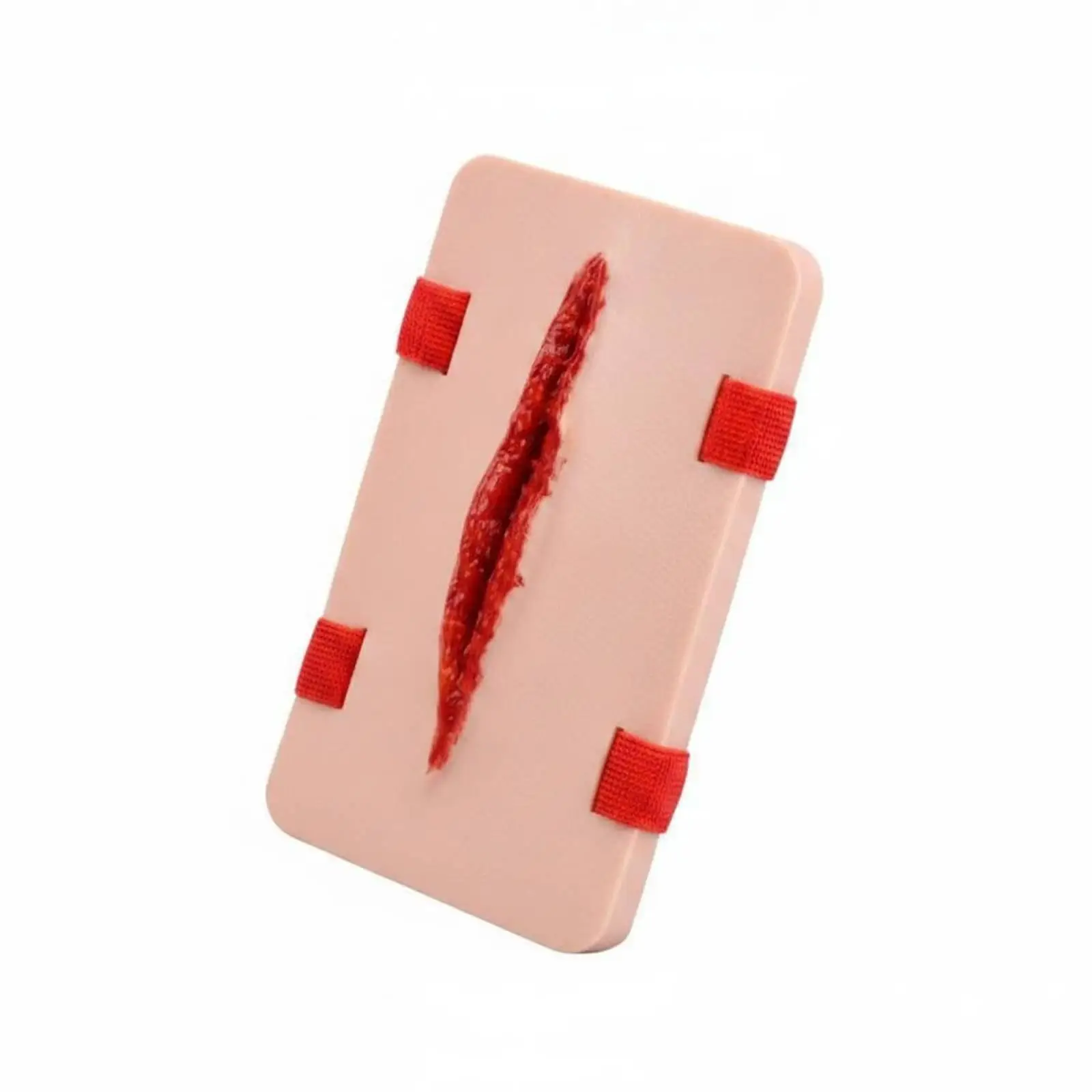 Nurse Skills Practice Model Wearable Bleeding Control First Aid Training Device Realistic Silicone Wound Simulator Kit