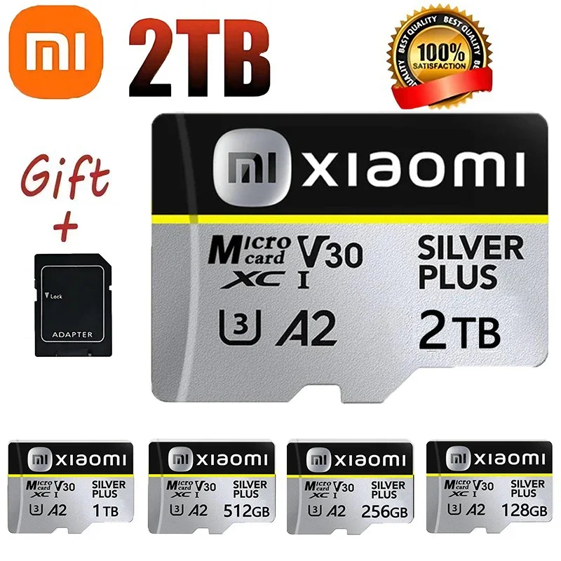 Xiaomi Original 2TB 1TB Flash Card Mini Micro TF Card 512GB 256GB 128GB Memori Memory Card C10 SDXC U3 4K For Phone Drone Camera