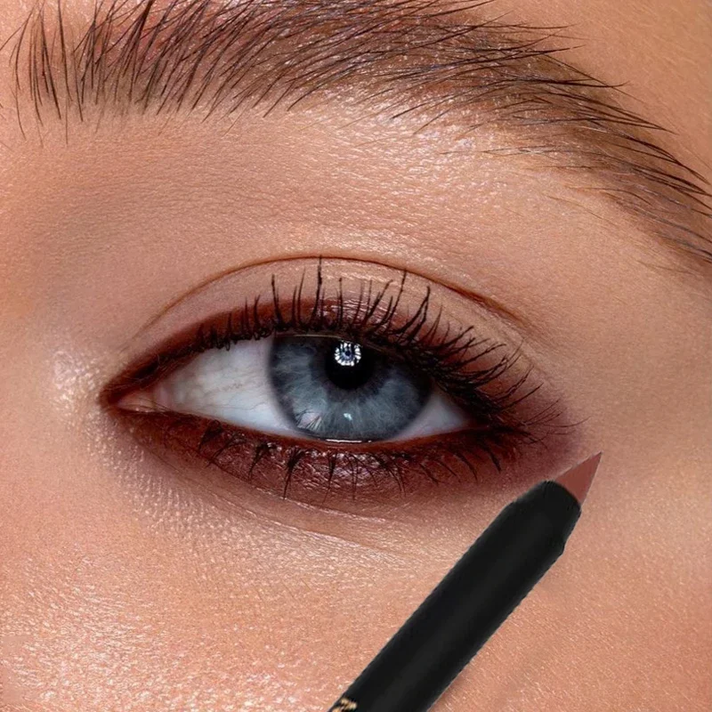 3 In 1 Matte Oogschaduw Eyeliner Pen 15 Kleuren Waterdicht Blijvende Shimmer Liggen Zijderups Oogschaduw Lip Liner Make-Up Cosmetische