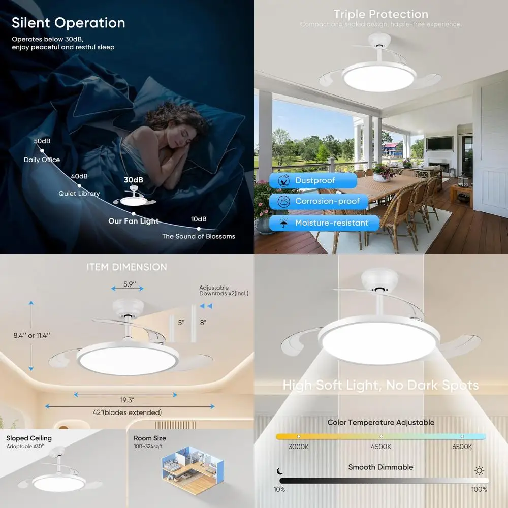 42" Retractable Cei…