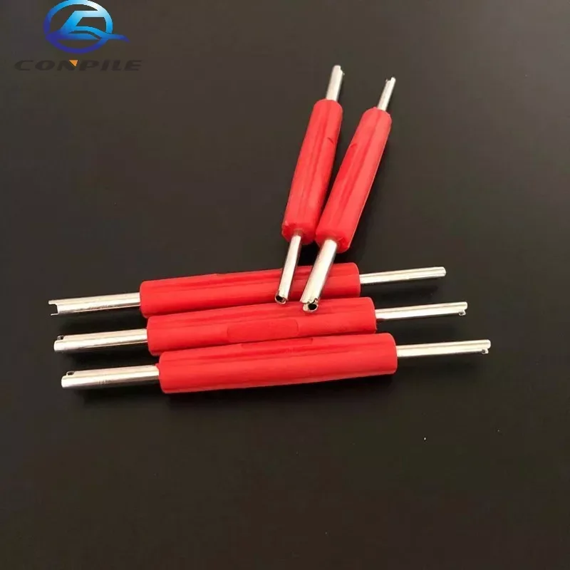 

10 шт., универсальный ключ с сердечником клапана, ключевой переключатель, автомобильная шина, чистая медь, воздушное сопло, кондиционер, разборка, игла для дефляции