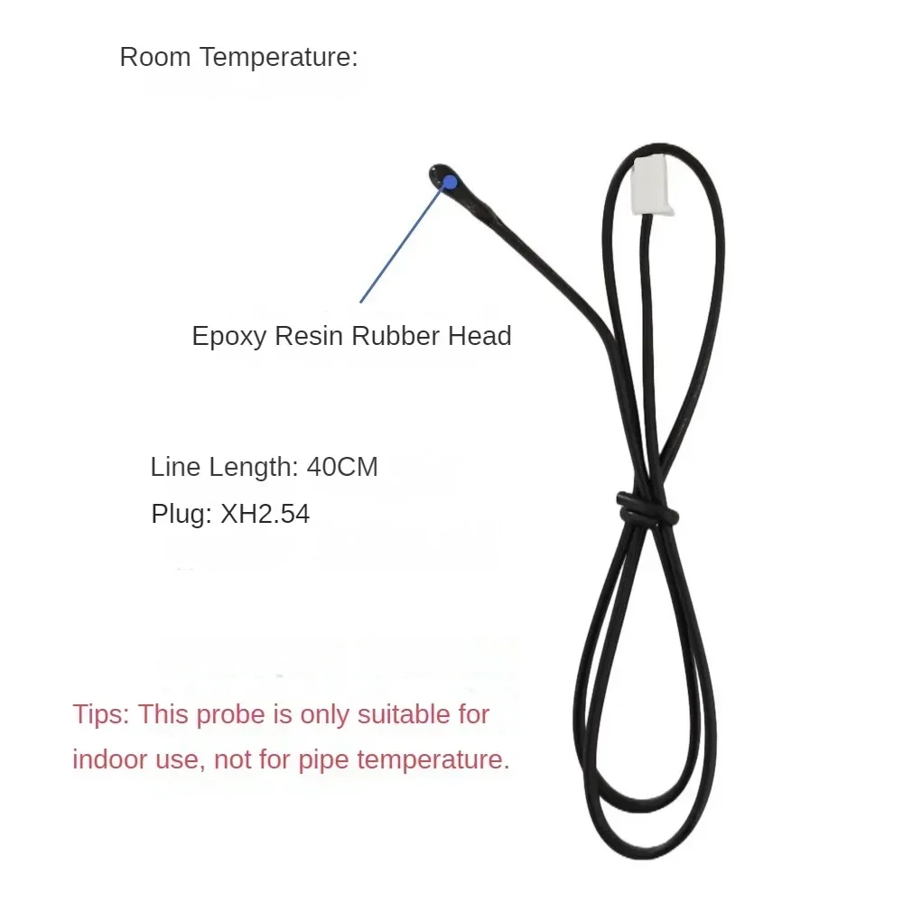 Новый датчик комнатной температуры 5K 10K 15K 20K 25K 50K 100K с резиновой головкой для кондиционера, датчик трубы с медной головкой