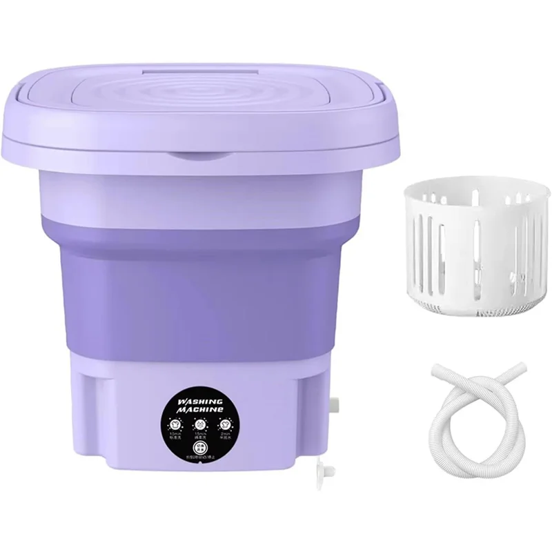 

Портативная стиральная машина, складная конструкция, мини-стиральная машина с функцией глубокой очистки, полуавтоматическая работа