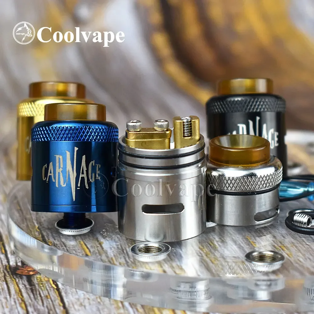 Wolfcoolvape Carnage RDA 25mm - BF Pin atomizer tank for coils & atomizers - gallery image 4