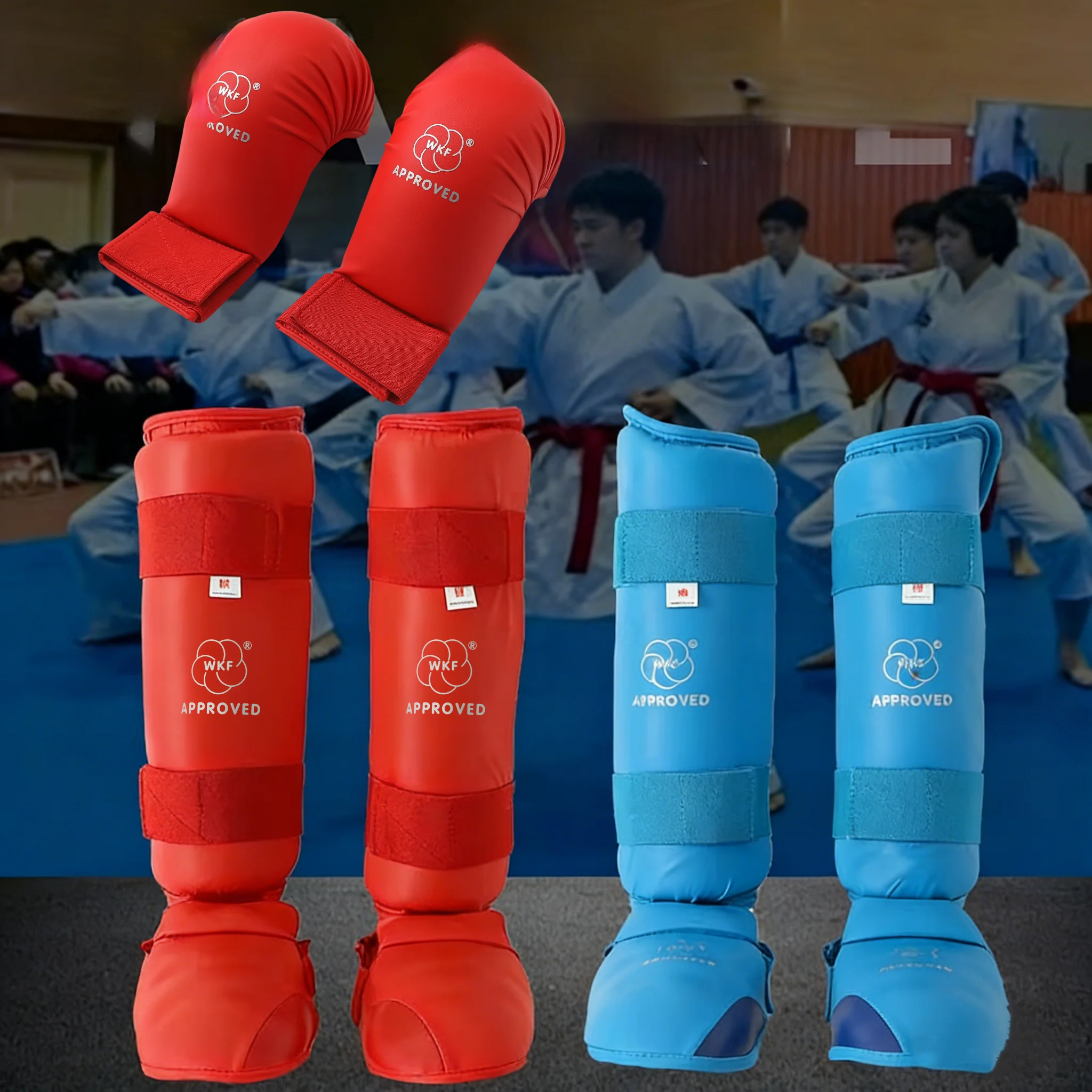 Equipement-d'entrainement-d'arts-martiaux-certifie-wkf-ensemble-d'equipements-de-protection-pour-adultes-et-enfants-entrainement-et-competition-haute-qualite-pu