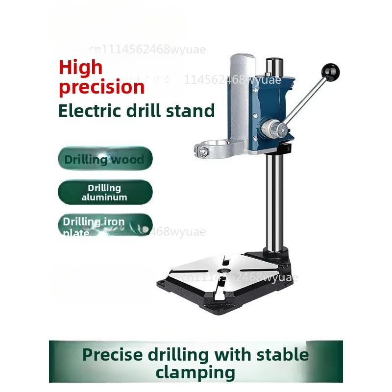 Mini Electric Drill Stand Holding Holder Bracket 90 Degree Rotating Bench Drill Stand Fixed Frame Workbench Clamp
