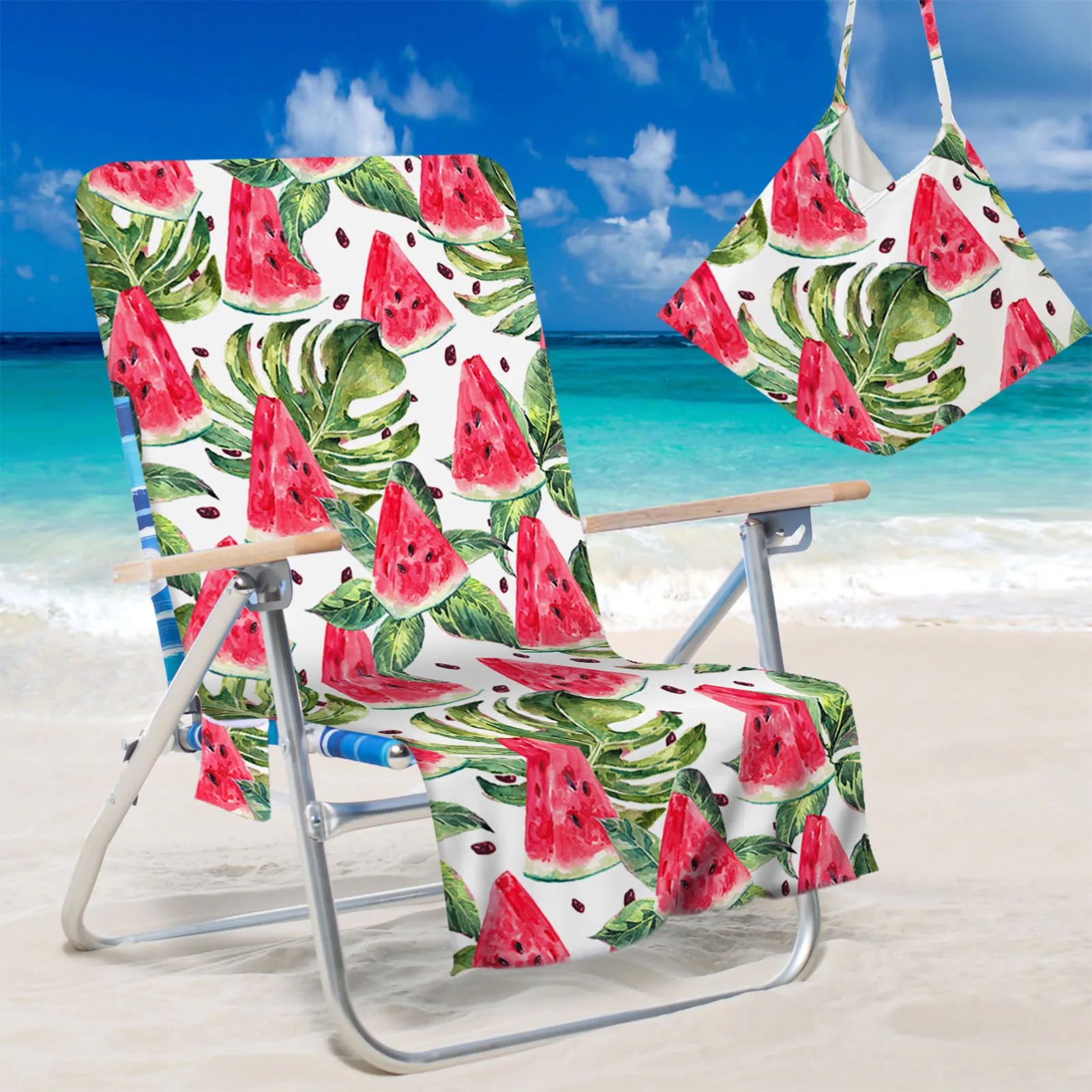 Beach Lounges Chair Towel Cover Abstract Microfiber Beach Chair Towel for Sun Lounger Pool Sunbathing Garden