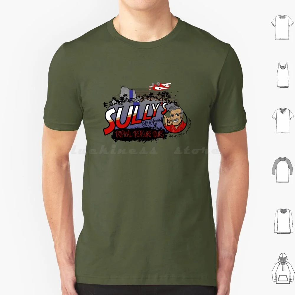 Uncharted Tours T Shirt 6xl Cotton Cool Tee Uncharted Sully Walter Sullivan Nathan Drake Tour Treasure