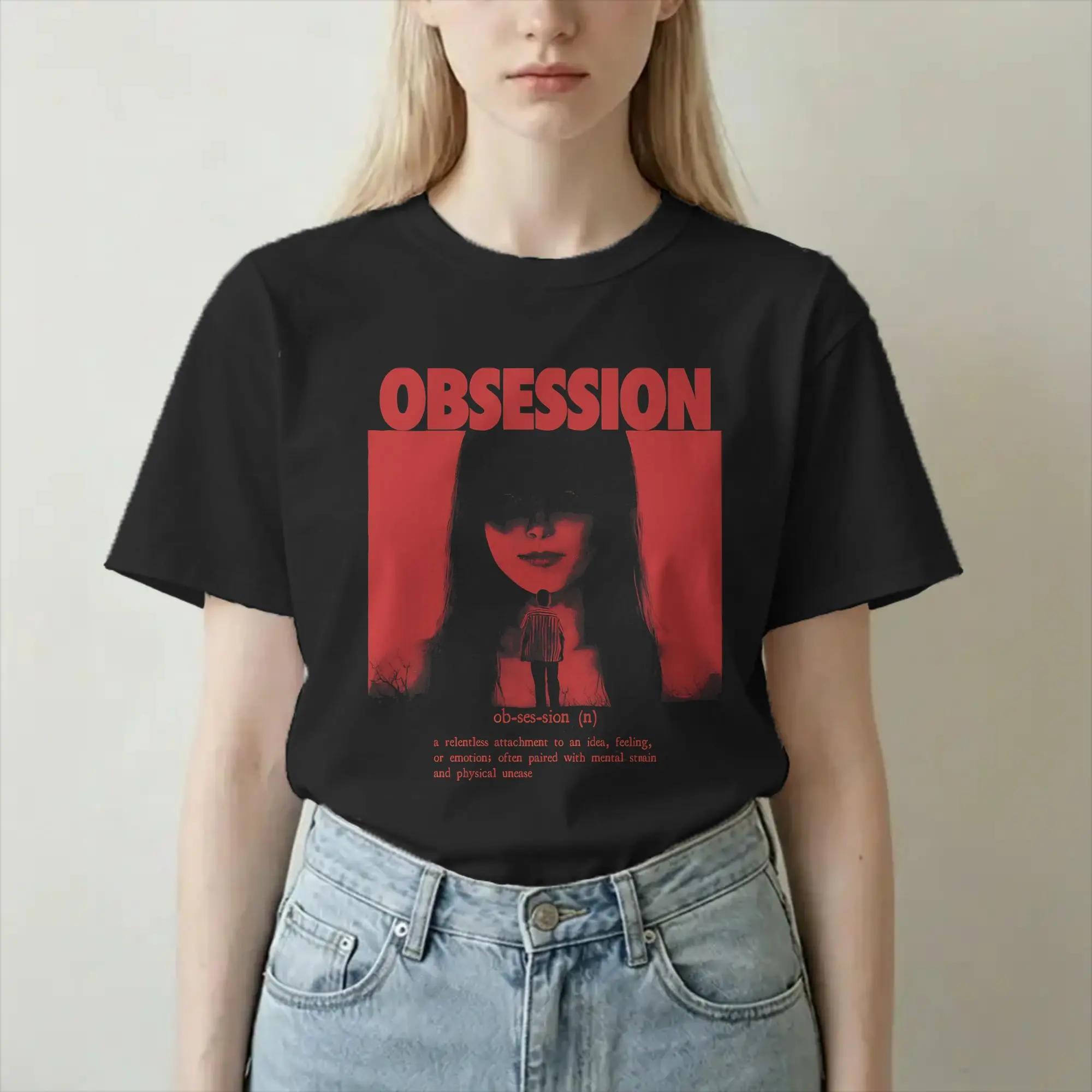 T-shirts Novelty Obsession Horror Movie pour hommes et femmes, t-shirt en coton à col rond, tee-shirts à manches courtes Nikki, idée cadeau, vêtements