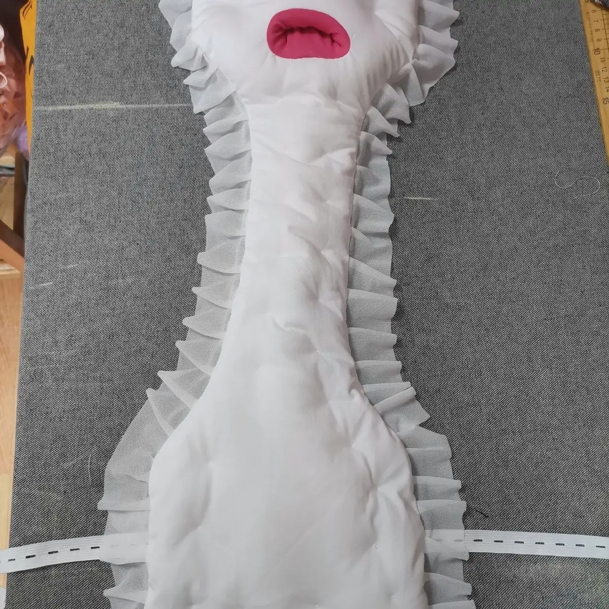 Handmake Uomo Donna Spessore a prova di porri in cotone misto Dimensioni Puffy Grande tocco setoso Orlo in pizzo Foral T-Brie Elastico in vita