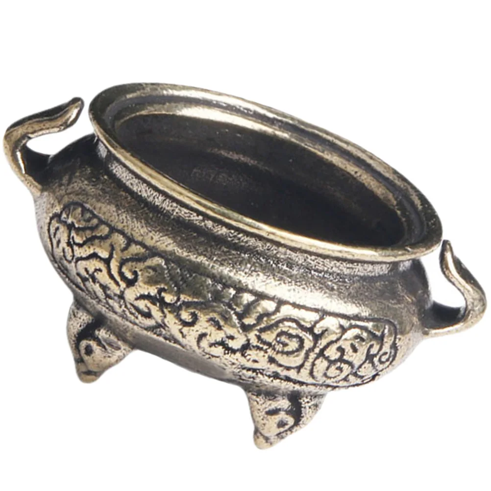 

Incense Burner Vintage Censer Hollow Out Metal Aromatherapy Home Decor Elegant Ornament Retro Style Portable Lightweight Desk