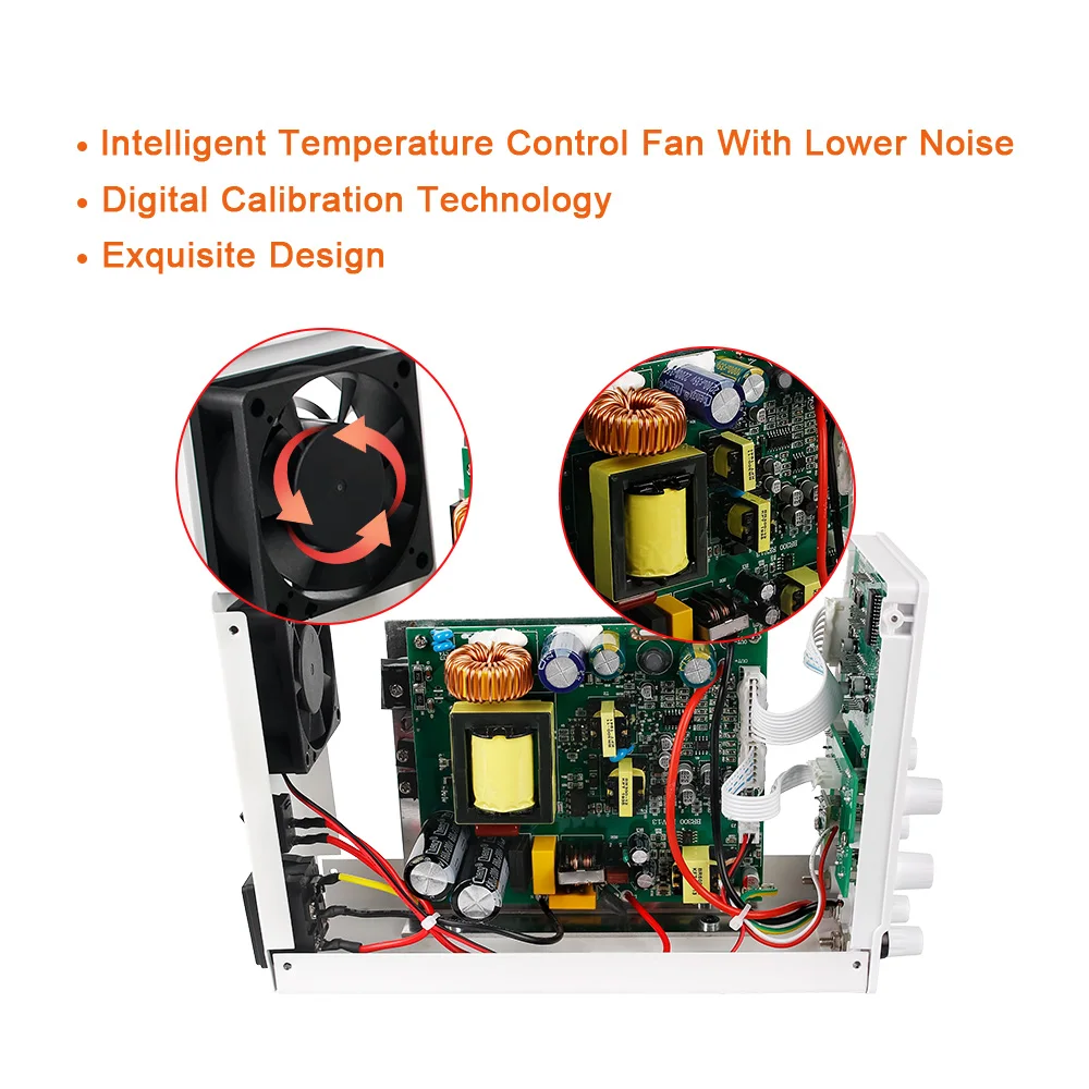 Adjustable DC Lab Power Supply 30V 10A /60V 5A/120V 3A Digital Bench Power Source For Titanium Anodized Repair Voltage Regulator